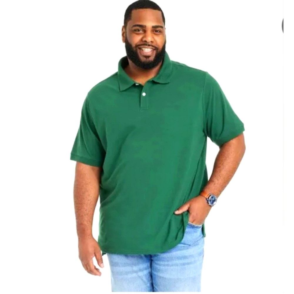 Men's Goodfellow & Co Loring Polo Shirt, Green, Size XL